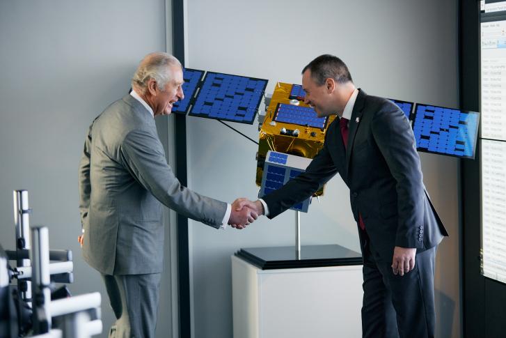 Harwell-based Astroscale receives royal seal of approval