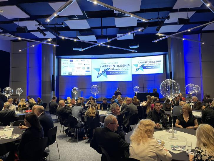 Star apprentices and businesses gather at Williams Racing to celebrate success, as OxLEP announce new programme set to enhance apprenticeship provision in Oxfordshire