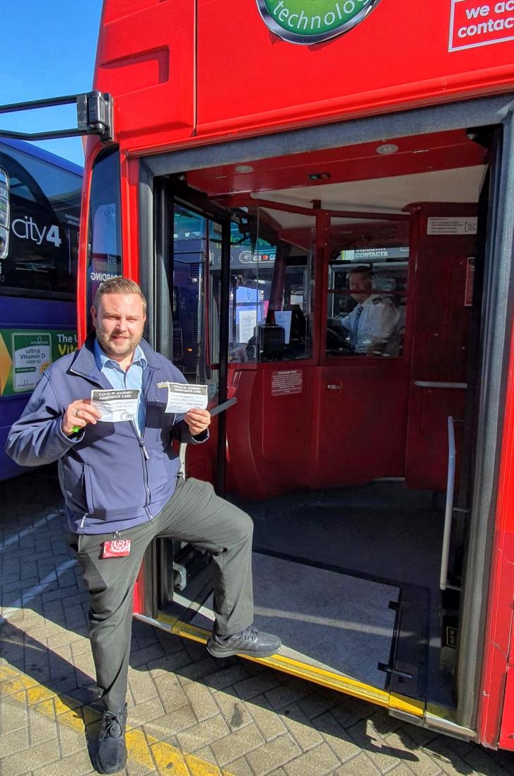 Oxford Bus Company and Thames Travel produce free face covering exemption card