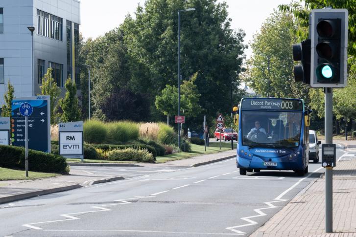 UK’s first full-size electric autonomous bus takes to Oxfordshire’s roads