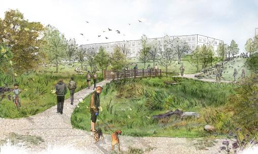 New public park and street to unlock new homes at Oxford North given green light