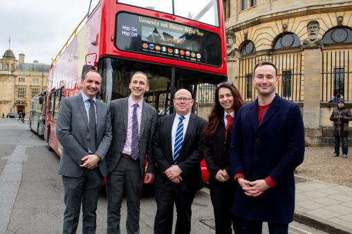 City Sightseeing Oxford launches the first electric bus in the city