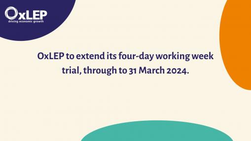 OxLEP announces it will extend its four-day working week pilot scheme into 2024