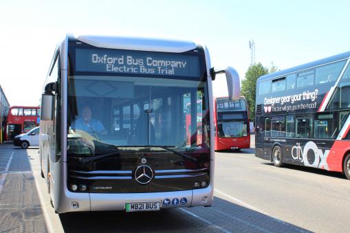 Electric bus on trial in Oxford as city prepares for low-carbon future