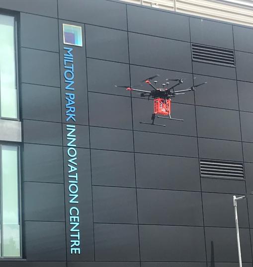 Innovative drone delivery trials take place at Milton Park