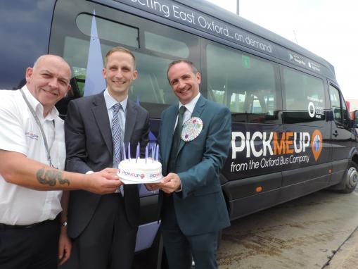 Oxford Bus Company's PickMeUp service celebrates one year anniversary