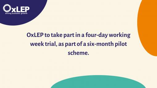 ‘A healthy and motivated workforce’ – OxLEP announces it will take part in a four-day working week pilot scheme