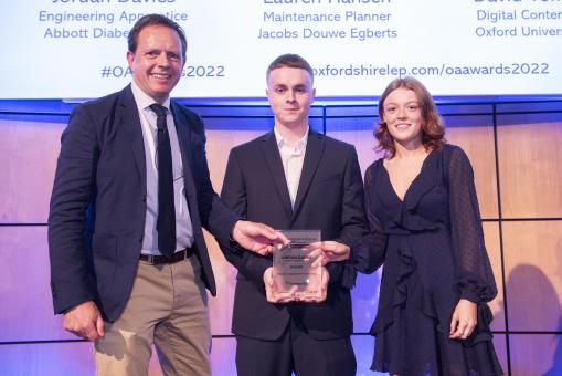 Jordan Davies: Oxfordshire Apprentice of the Year award winner - my experience as an Apprentice