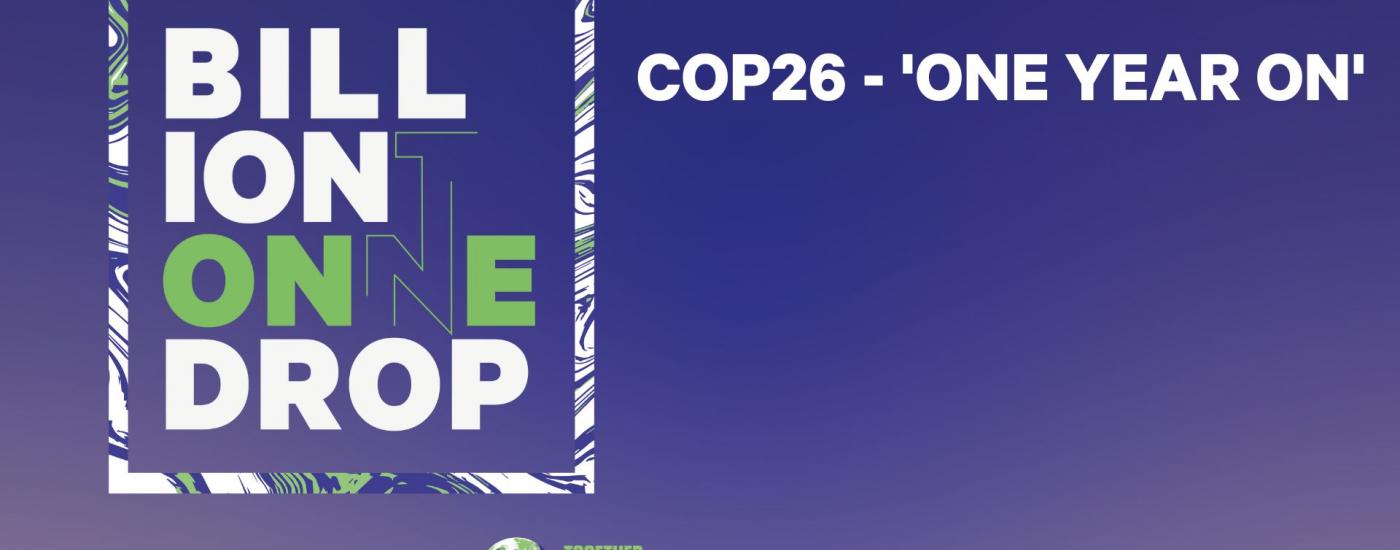 COP26 - 'One year on'